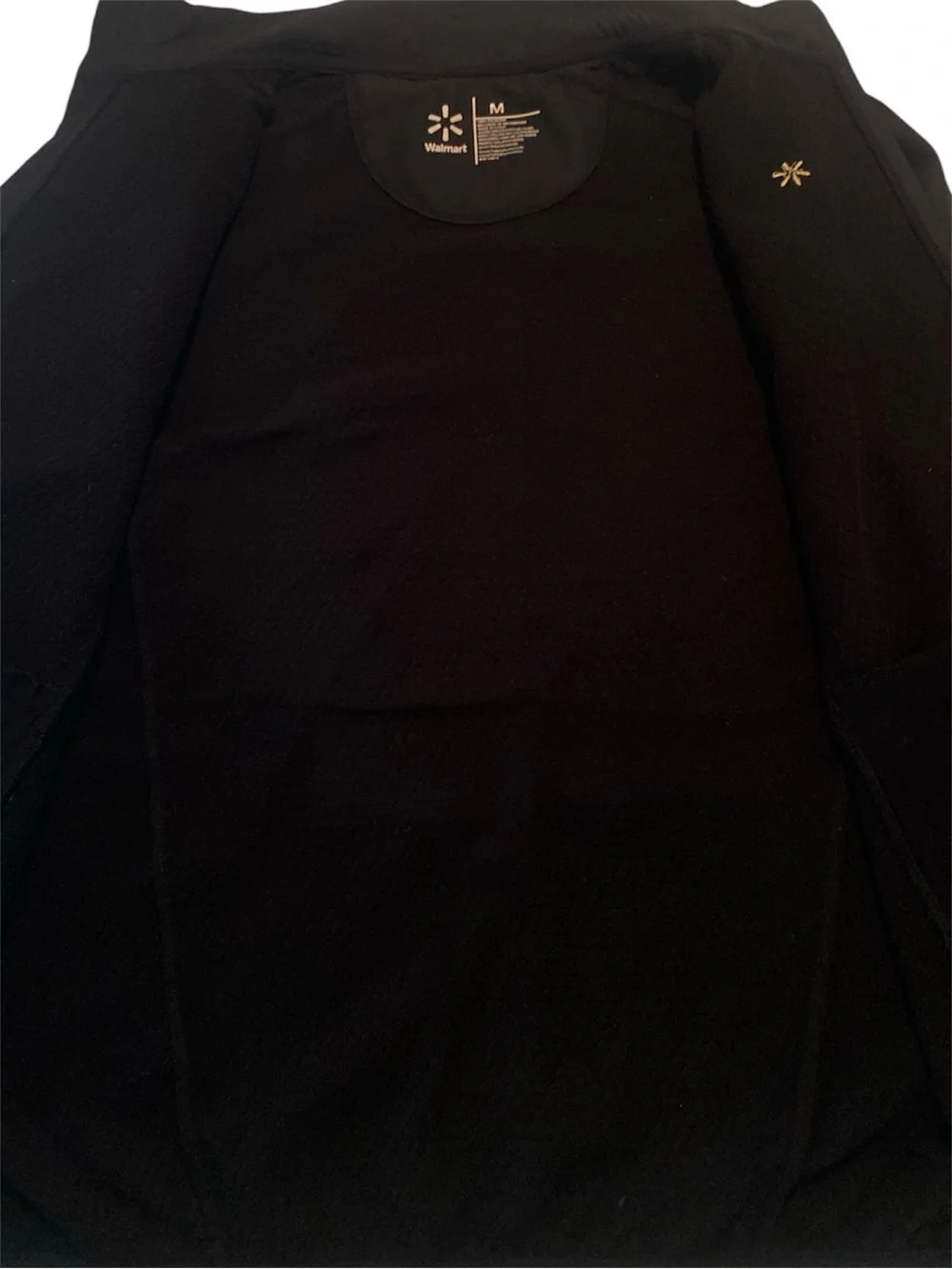Men's Walmart Employee Black Full‑Zip Jacket Spark Shop Size M